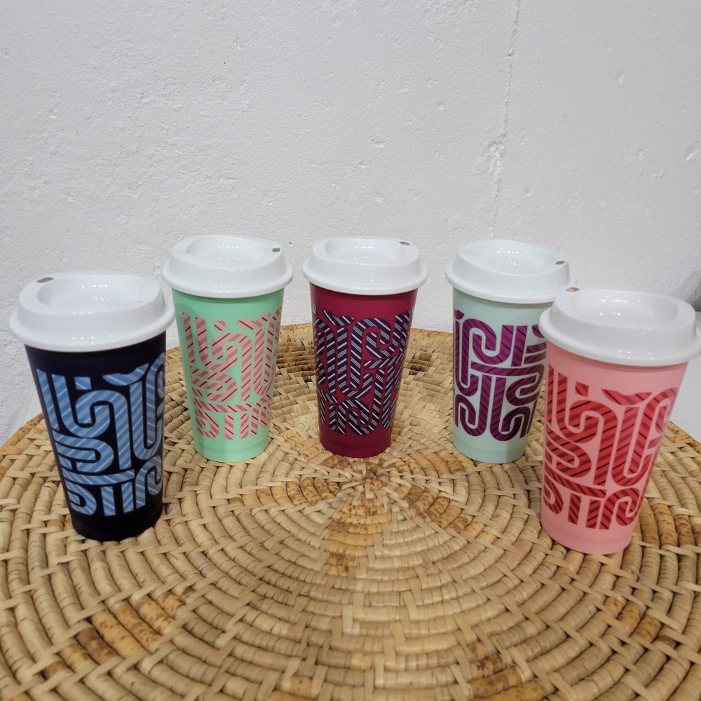 Starbucks 2013 Candy Cane Holiday Christmas 5 Tumblrs 16 oz